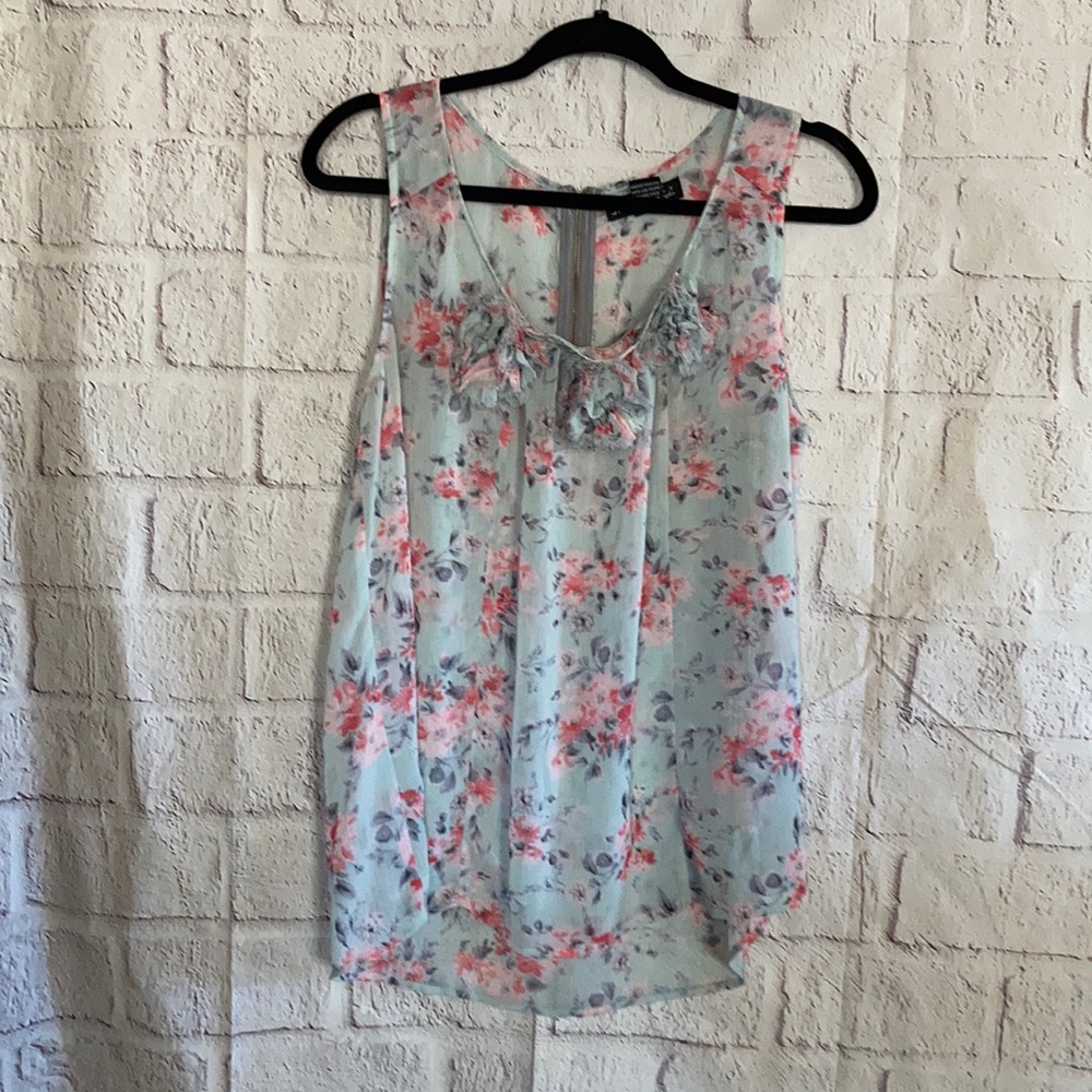 Starscene Los Angeles Sheer Sleeveless Top XL
